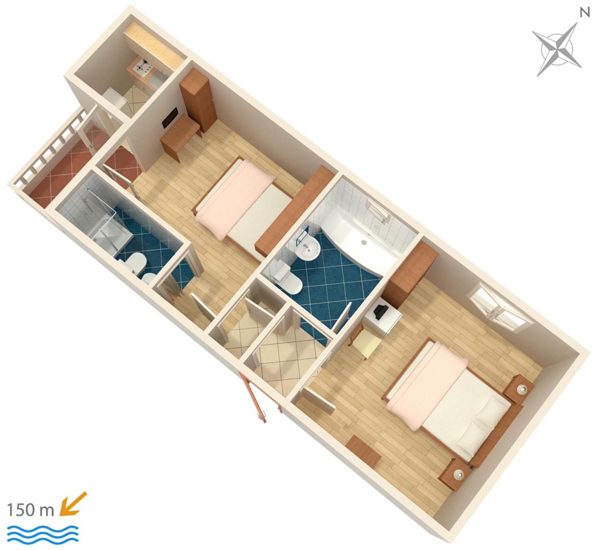 Apartments By The Sea Duce, Omis - 5973 エクステリア 写真